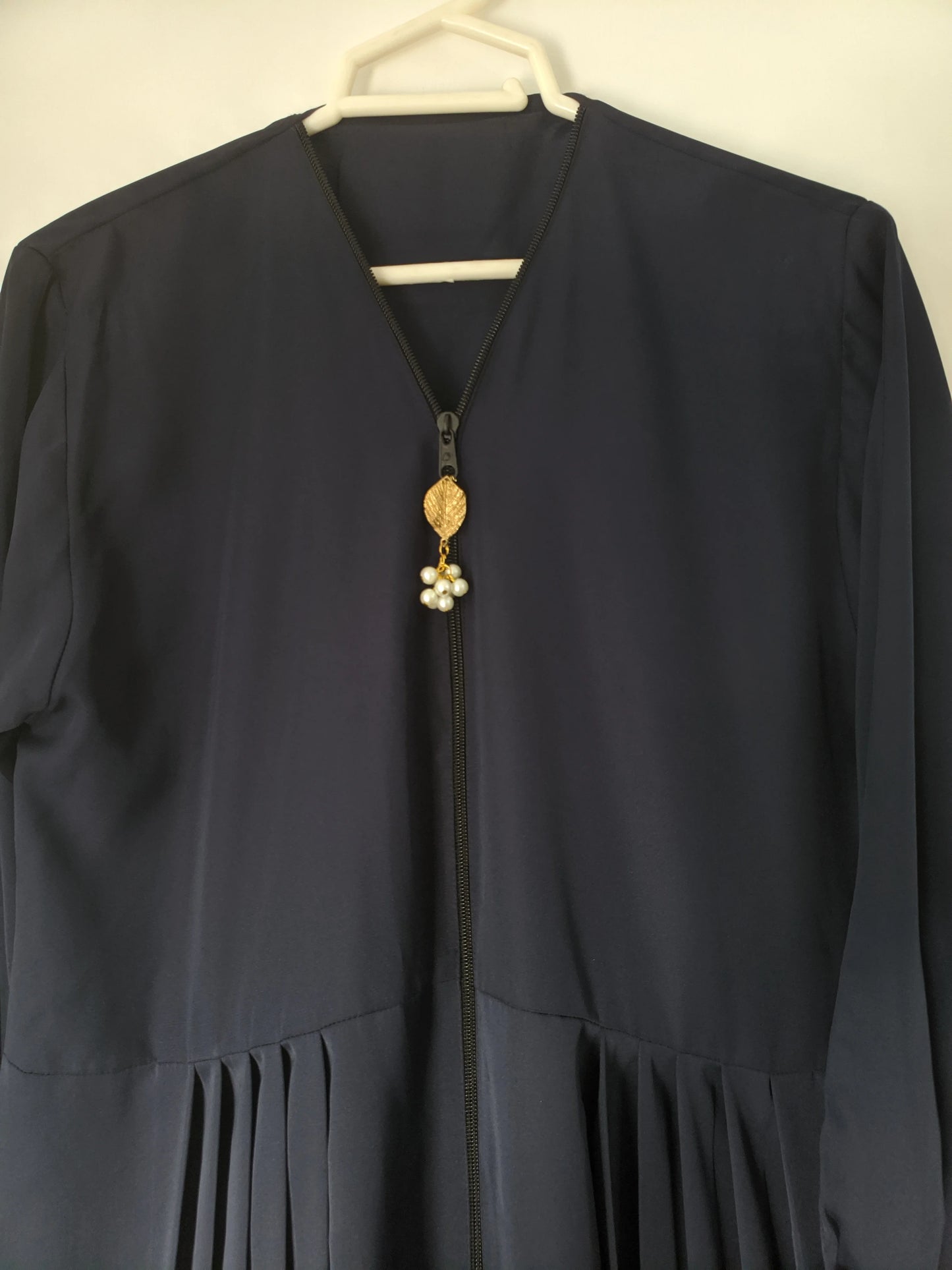Blue Zip Abaya