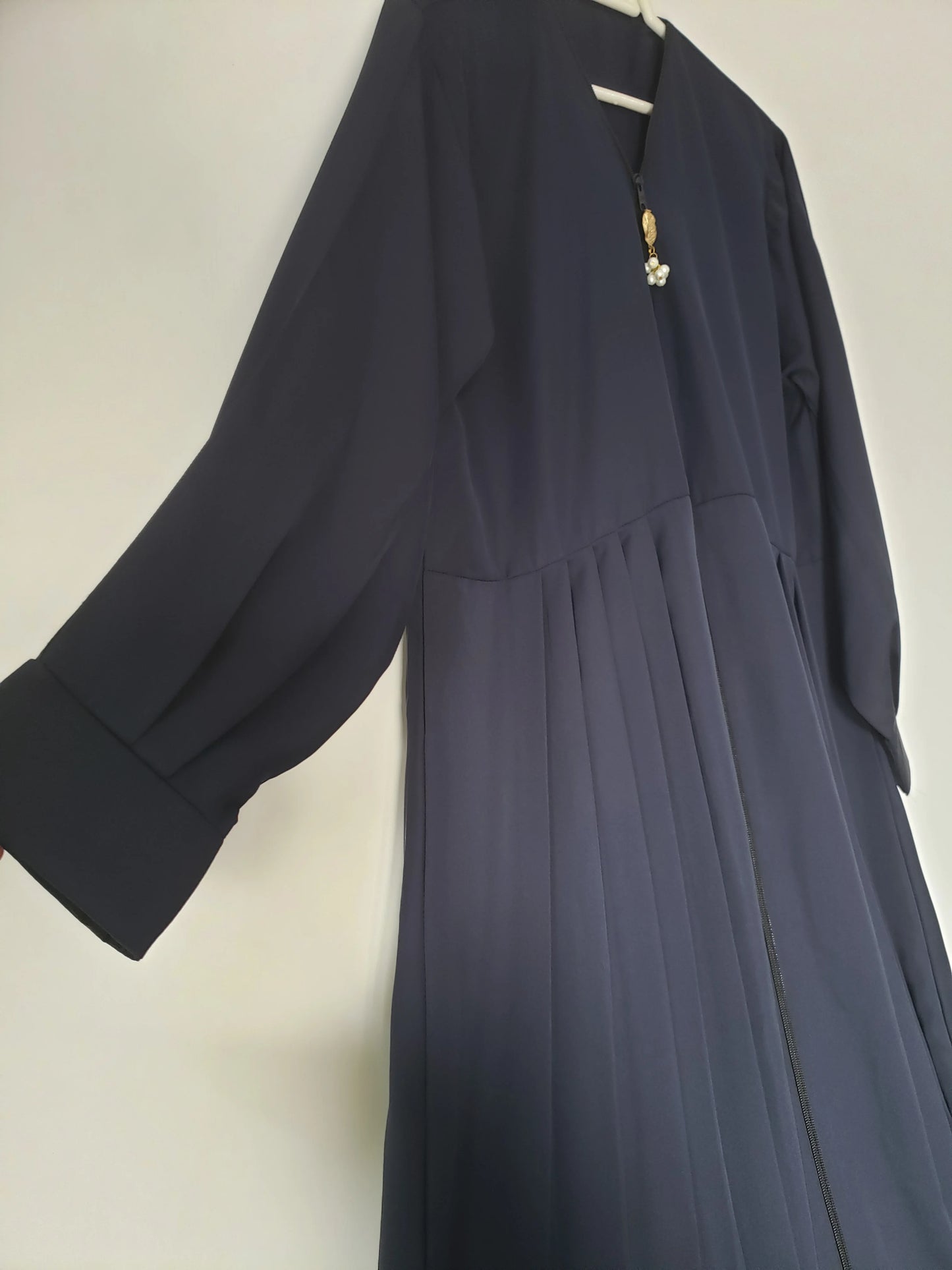 Blue Zip Abaya