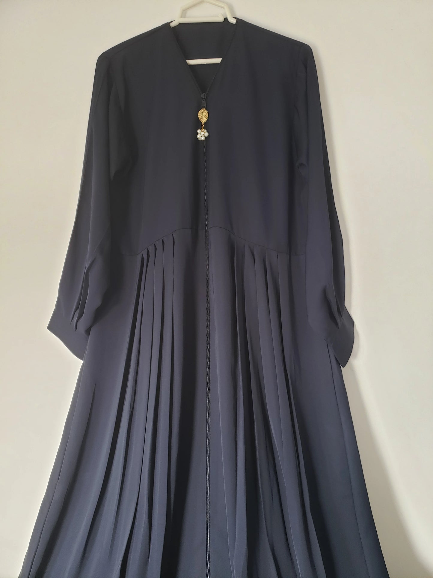 Blue Zip Abaya