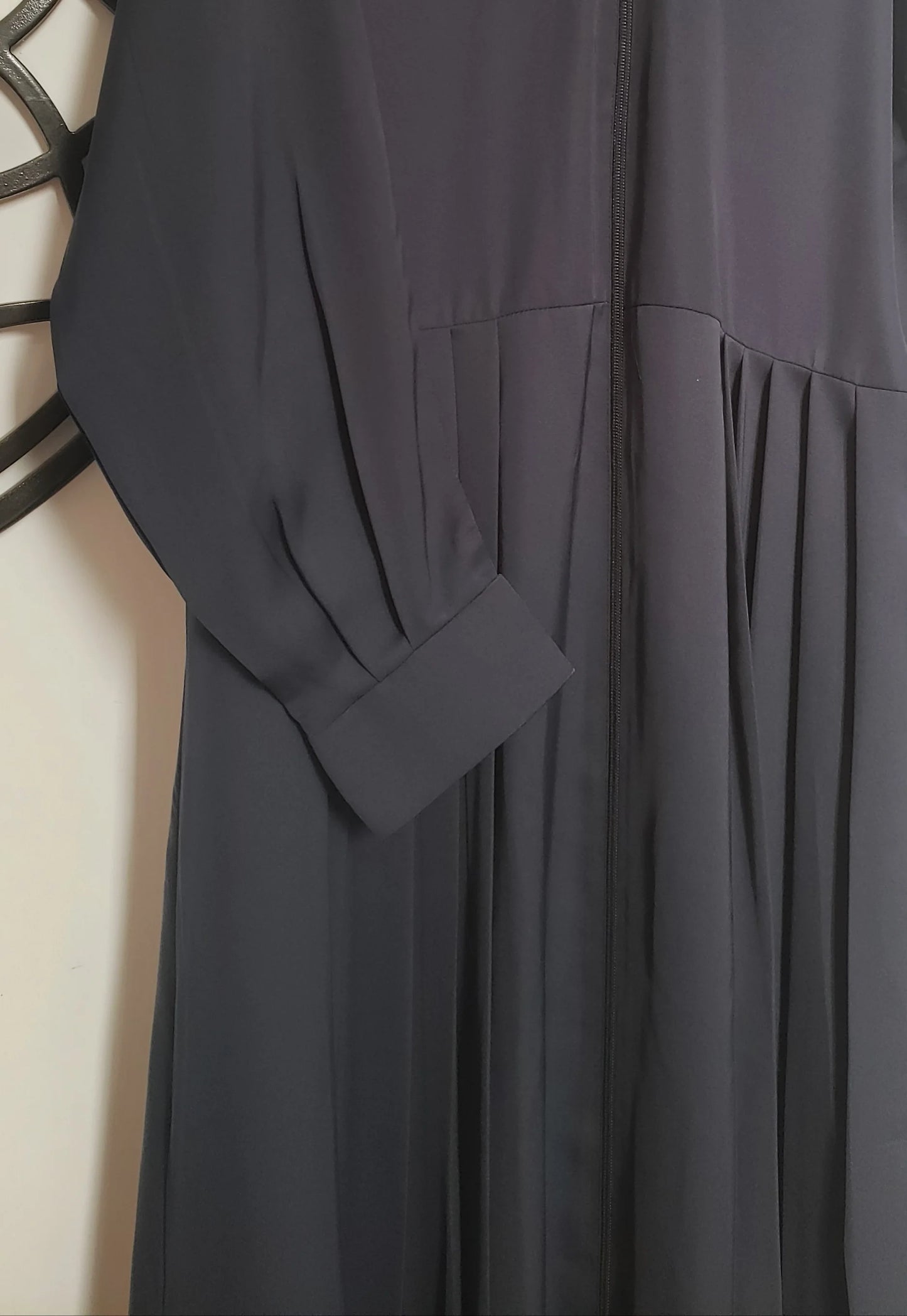 Blue Zip Abaya