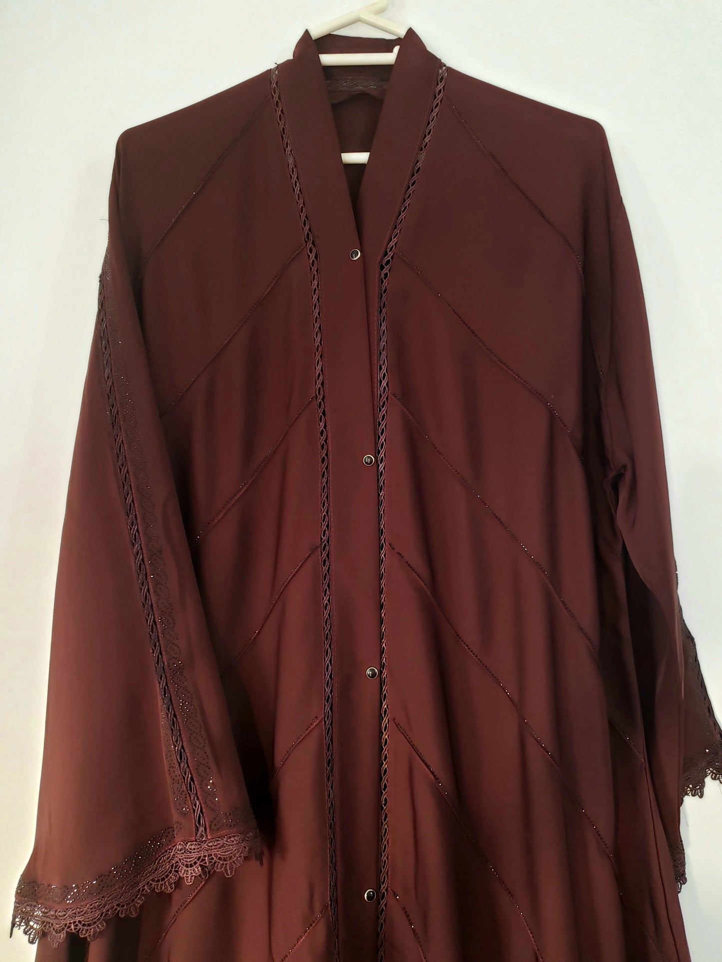 Dark Brown Lace and Stone