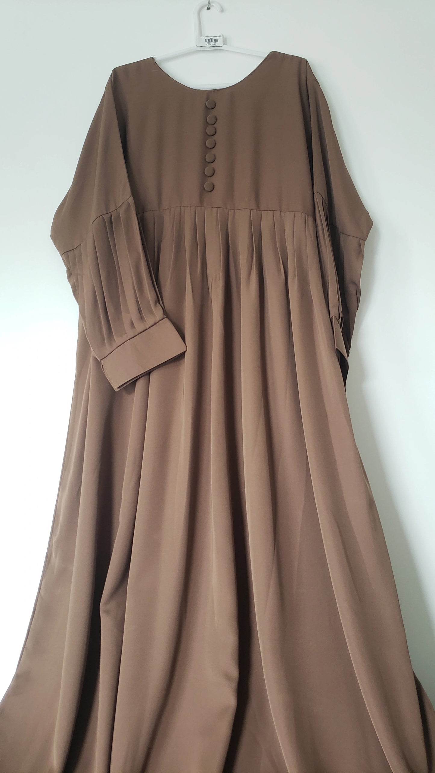 Brown Buttoned frock
