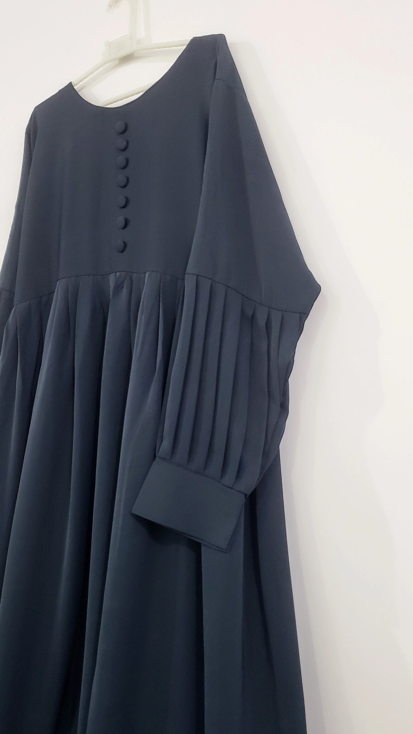 Deep Teal Buttoned frock