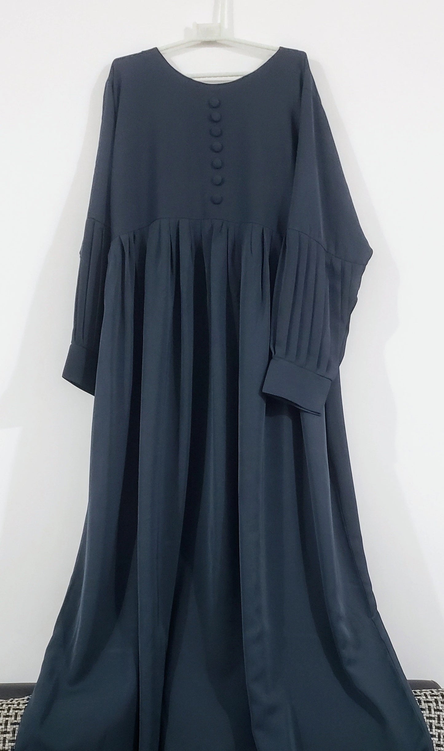 Deep Teal Buttoned frock